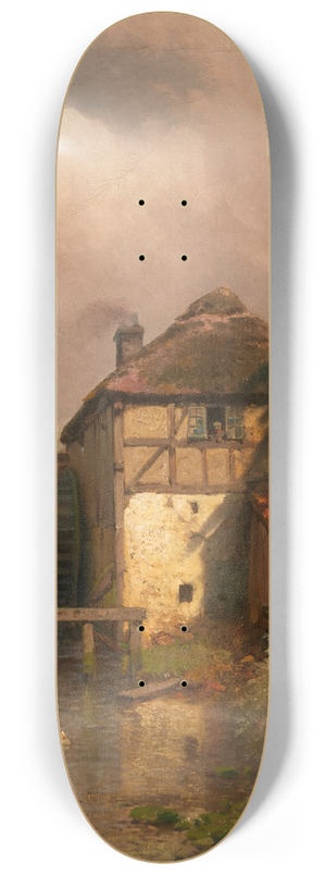 Hermann Ottomar Herzog - The Mill 8.25 inch art skate deck