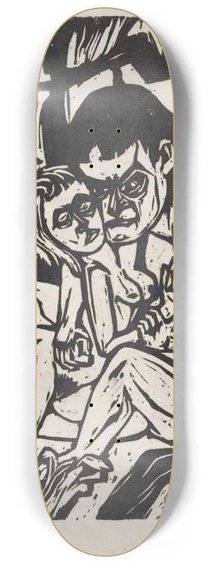 Hermann Scherer - Paar im Wald 8.25 inch art skate deck