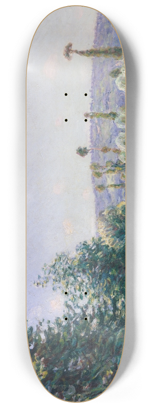 Alfred Sisley - Sahurs Meadows in Morning Sun 8.25 inch art skate deck Alfred Sisley - Sahurs Meadows in Morning Sun 8.25 inch art skate deck