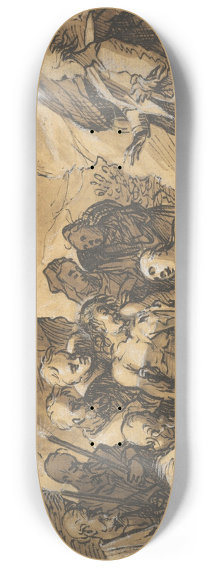 Hermann Weyer - The Entombment of Christ 8.25 inch art skate deck Hermann Weyer - The Entombment of Christ 8.25 inch art skate deck