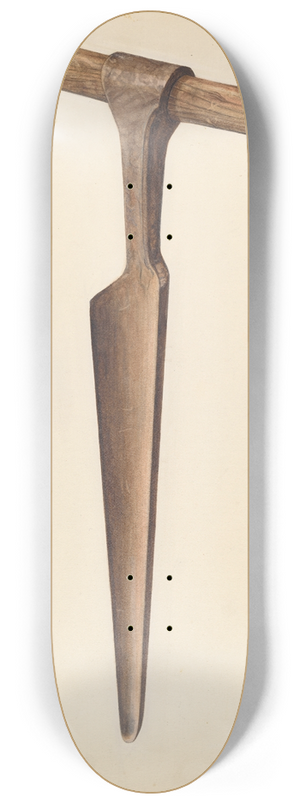 Herman O. Stroh - Auger 8.25 inch art skate deck