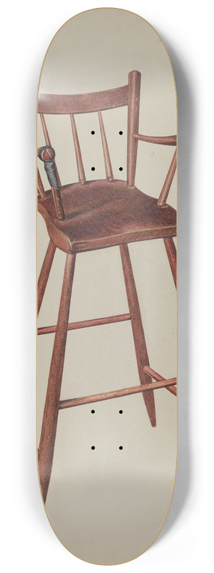 Herman O. Stroh - Childs High Chair 8.25 inch art skate deck