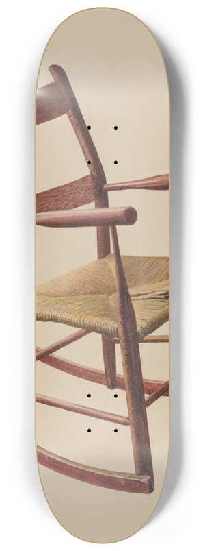 Herman O. Stroh - Childs Rocking Chair 8.25 inch art skate deck