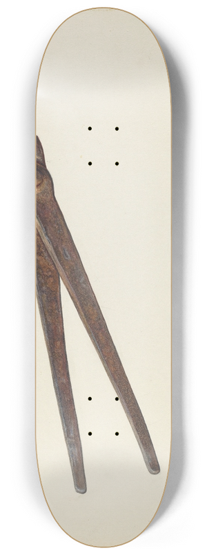 Herman O. Stroh - Pipe Wrench 8.25 inch art skate deck