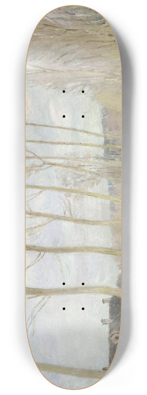 Alfred Sisley - The Loings Canal 8.25 inch art skate deck Alfred Sisley - The Loings Canal 8.25 inch art skate deck