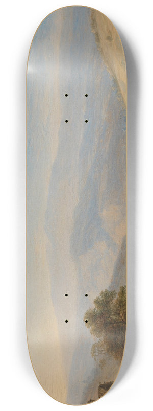 Herman Saftleven - Gezicht op de Rijn bij Andernach 8.25 inch art skate deck