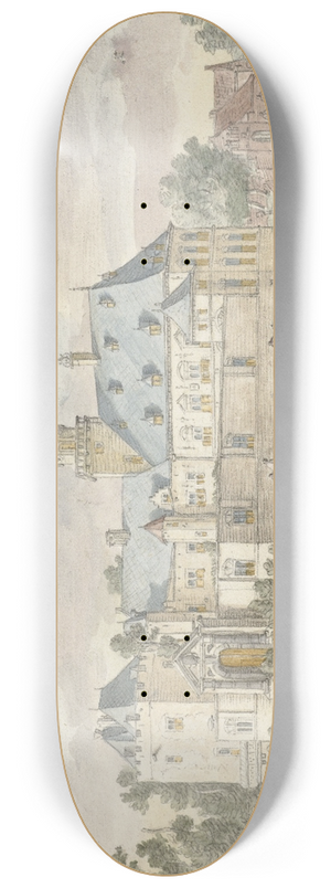 Herman Saftleven - Gezicht op kasteel Nijenrode 8.25 inch art skate deck Herman Saftleven - Gezicht op kasteel Nijenrode 8.25 inch art skate deck