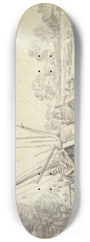 Herman Saftleven III - Shipyard 8.25 inch art skate deck