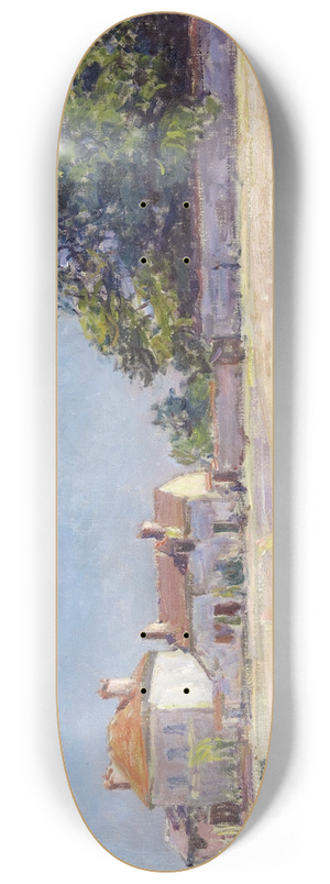Alfred Sisley - The River Loing atSaint-Mammes 8.25 inch art skate deck Alfred Sisley - The River Loing atSaint-Mammes 8.25 inch art skate deck