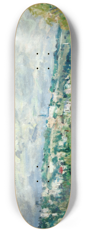 Alfred Sisley - The Seine near St-Cloud 8.25 inch art skate deck Alfred Sisley - The Seine near St-Cloud 8.25 inch art skate deck