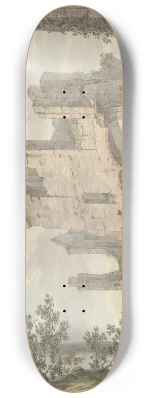 Hermanus Numan - Rune van de abdij van Rijnsburg 8.25 inch art skate deck