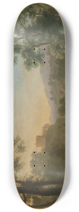 Herman van Swanevelt - Classical Landscape 8.25 inch art skate deck Herman van Swanevelt - Classical Landscape 8.25 inch art skate deck