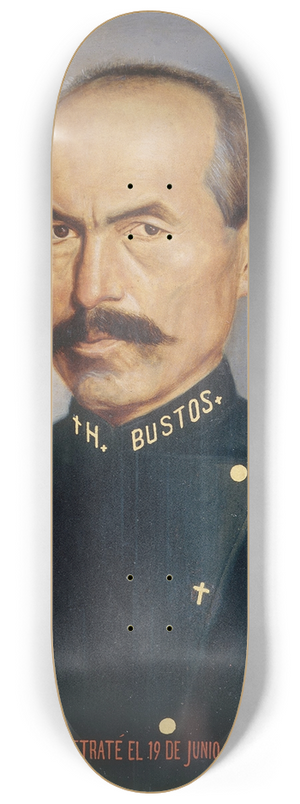 Hermenegildo Bustos - Self-portrait 8.25 inch art skate deck