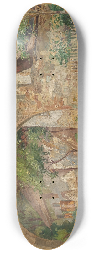 Hermine von Janda - Bauernhof [A Farmyard] 8.25 inch art skate deck