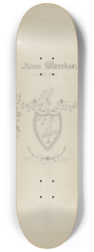 Hester Duany - Silver Flagon 8.25 inch art skate deck