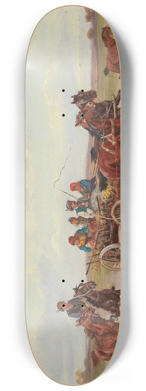 Alfred Steinacker - Ungarisches Marktfuhrwerk 8.25 inch art skate deck