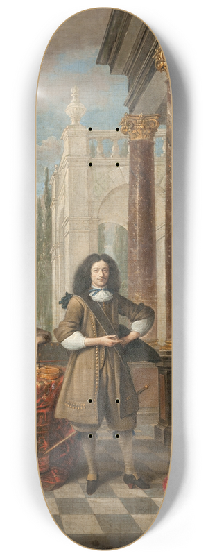 Hieronimus Janssens - Portrait of a Family 8.25 inch art skate deck