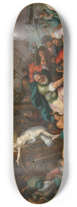 Hieronymus Francken II - The Martyrdom of Saint Catherine of Alexandria 8.25 inch art skate deck Hieronymus Francken II - The Martyrdom of Saint Catherine of Alexandria 8.25 inch art skate deck