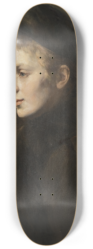 Hildegard Thorell - Lady in Mourning 8.25 inch art skate deck