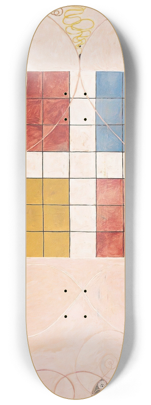 Hilma af Klint - The Ten Largest, No. 10, Old Age 8.25 inch art skate deck
