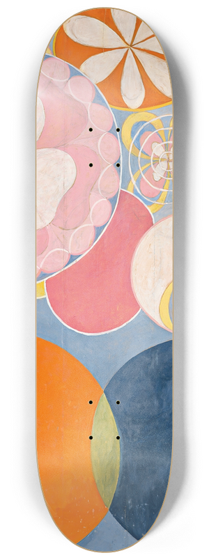 Hilma af Klint - The Ten Largest, No. 2, Childhood 8.25 inch art skate deck