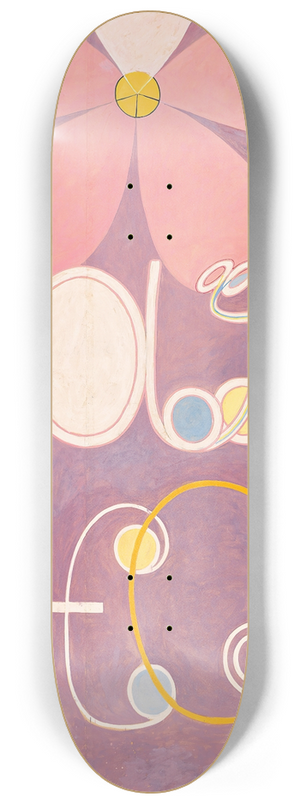 Hilma af Klint - The Ten Largest, No. 5, Adulthood 8.25 inch art skate deck