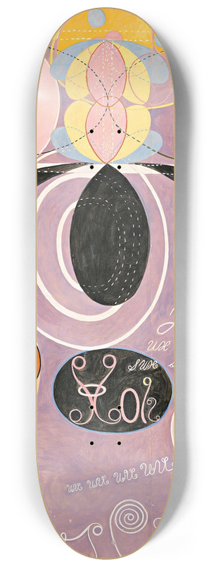 Hilma af Klint - The Ten Largest, No. 6 8.25 inch art skate deck