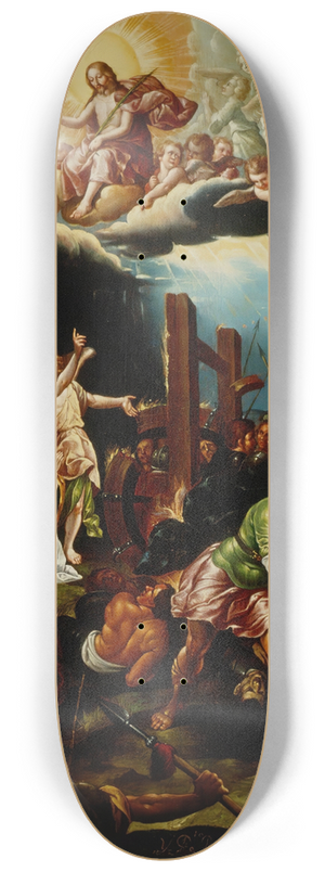 Hiplito de Rioja - The Martyrdom of Saint Catherine of Alexandria 8.25 inch art skate deck Hiplito de Rioja - The Martyrdom of Saint Catherine of Alexandria 8.25 inch art skate deck