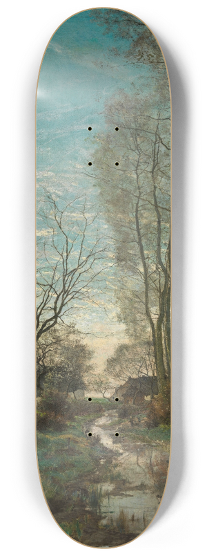 Hippolyte Boulenger - Josaphat Valley at Schaarbeek 8.25 inch art skate deck