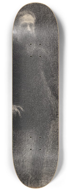 Hippolyte Petitjean - Self-Portrait at Easel 8.25 inch art skate deck