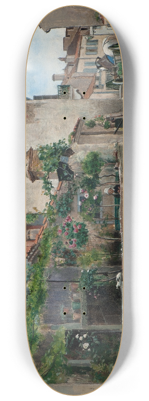 Hjalmar Sandberg - Motif from Vichy 8.25 inch art skate deck
