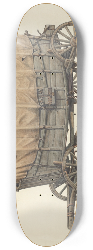 H. Langden Brown - Conestoga Wagon 8.25 inch art skate deck