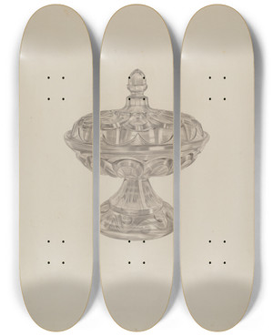 Triptych art skateboard deck of Michael Fenga Compote by Michael Fenga (20-)