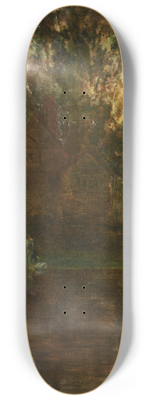 Homer Dodge Martin - River Landscape 8.25 inch art skate deck