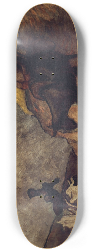 Honor Daumier - Don Quichotte et Sancho Pansa 8.25 inch art skate deck Honor Daumier - Don Quichotte et Sancho Pansa 8.25 inch art skate deck