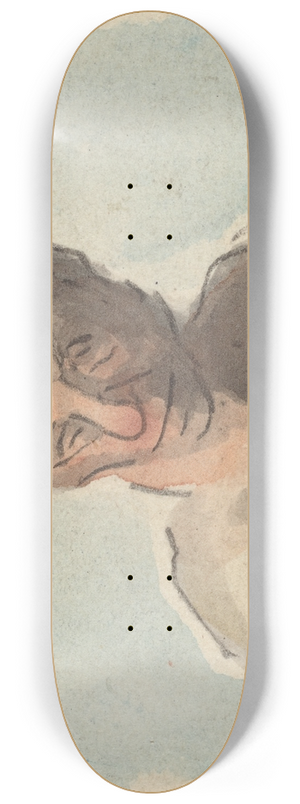 Honor Daumier - Head of a Man V 8.25 inch art skate deck