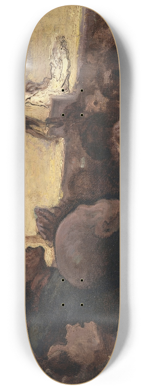 Honor Daumier - Le Drame 8.25 inch art skate deck