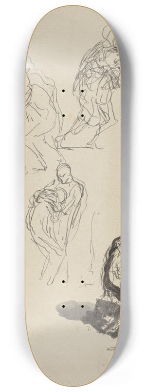 Honor Daumier - The Prodigal Son III 8.25 inch art skate deck Honor Daumier - The Prodigal Son III 8.25 inch art skate deck