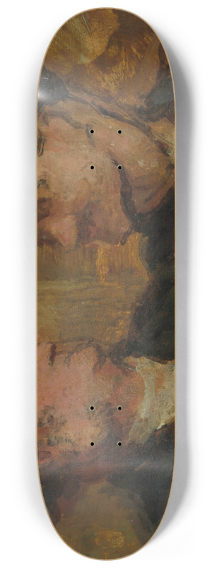 Honor Daumier - Two Lawyers 8.25 inch art skate deck