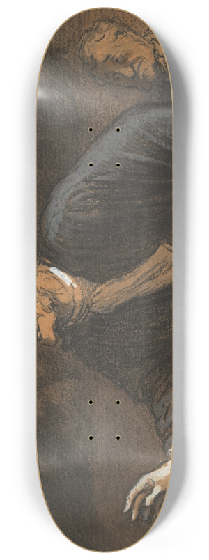 Honor Daumier - Un dfenseur habile 8.25 inch art skate deck