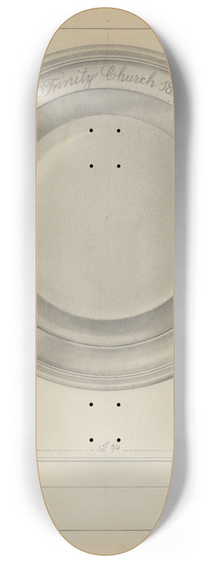 Horace Reina - Silver Baptismal Basin 8.25 inch art skate deck