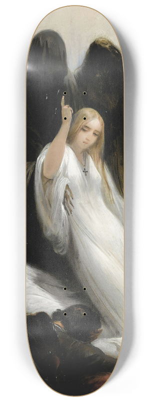 Horace Vernet - Death And The Maiden 8.25 inch art skate deck