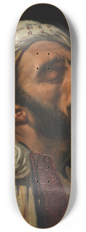 Horace Vernet - Portrait of an Arab man 8.25 inch art skate deck