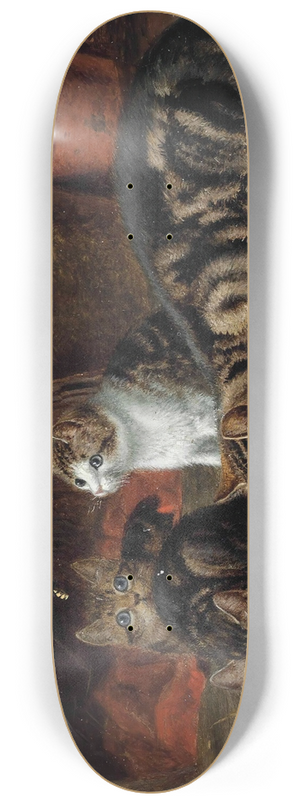 Horatio Henry Couldery - The First Lesson 8.25 inch art skate deck