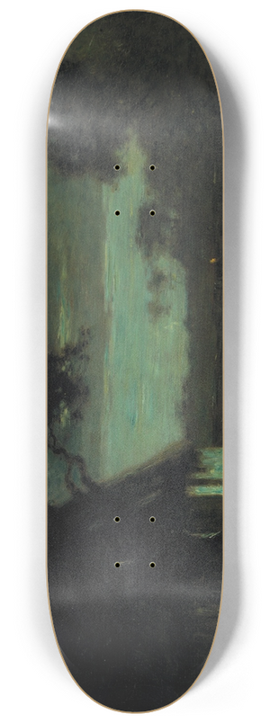 Horatio Walker - Sheepyard, Moonlight 8.25 inch art skate deck