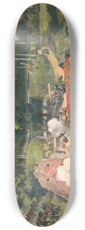 Howard Chandler Christy - The Battle of Sanitago 8.25 inch art skate deck Howard Chandler Christy - The Battle of Sanitago 8.25 inch art skate deck