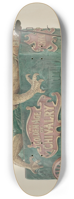 Howard Weld - Age of Chivalry Circus Wagon 8.25 inch art skate deck
