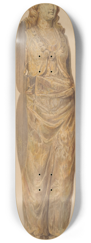 Howard Weld - Circus Wagon Figure 8.25 inch art skate deck