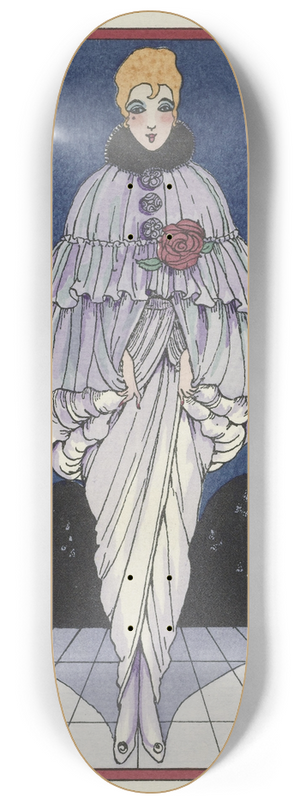 H. Robert Dammy - Elle sappelle manon; Cape du soir de Doucet 8.25 inch art skate deck