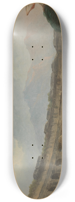 Hubert Robert - A Colonnade in Ruins 8.25 inch art skate deck